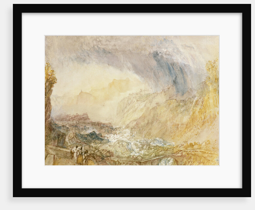 The St Gothard Pass at the Devil's Bridge by Joseph Mallord William Turner